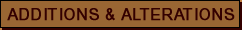 Additions & Alterations
