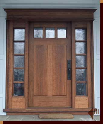 Quarter Sawn Shedua Door
