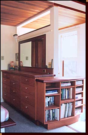 Ceiling Dreser Mirror Bookcase
